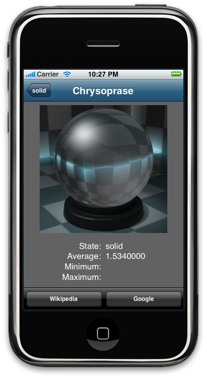 IOR Application Page